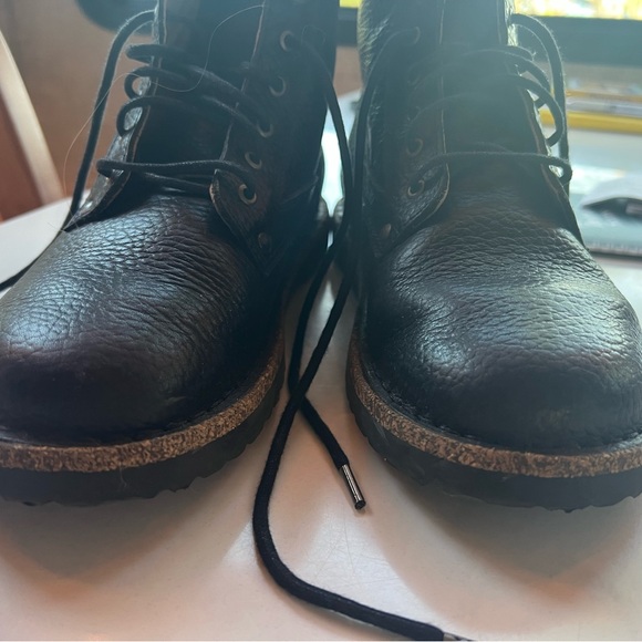 birkenstock Bryson Black Grained Leather Regular Width 39 - Picture 10 of 11